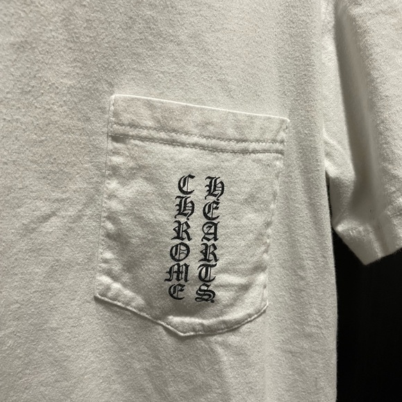 White Graphic Cross Men's Shirt - Picture 3 of 12